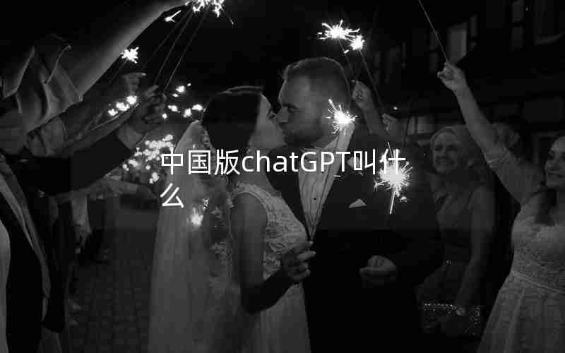 中国版chatGPT叫什么 中国版chatGPT叫什么