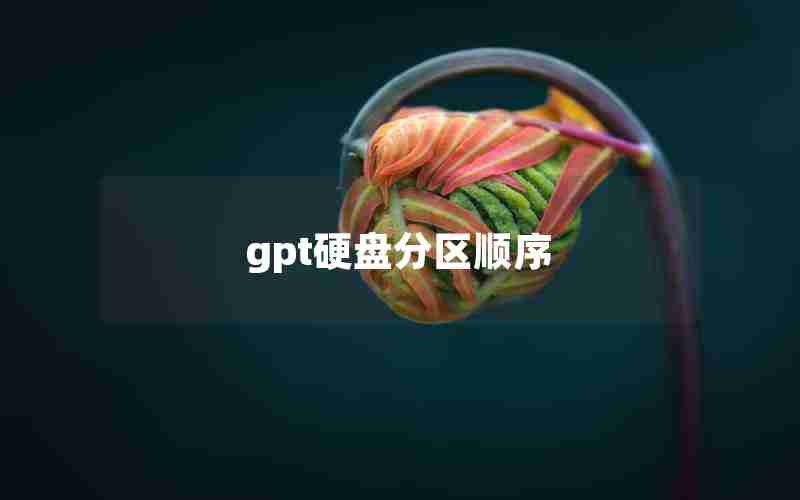 gpt硬盘分区顺序 gpt硬盘分区顺序
