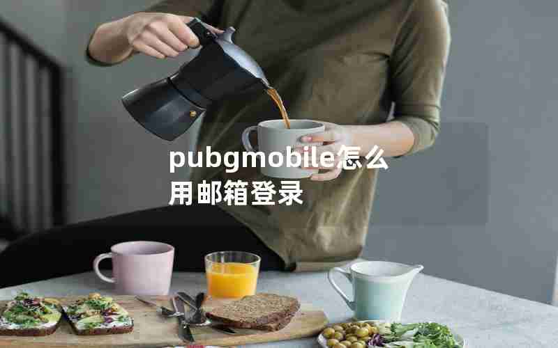 pubgmobile怎么用邮箱登录