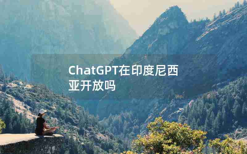 ChatGPT在印度尼西亚开放吗