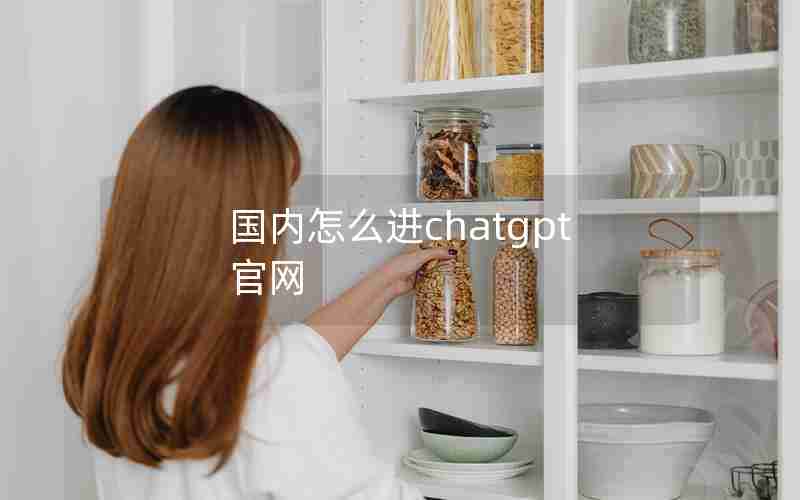 国内怎么进chatgpt官网 国内怎么进chatgpt官网