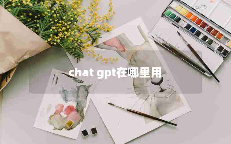 chat gpt在哪里用 chat gpt在哪里用
