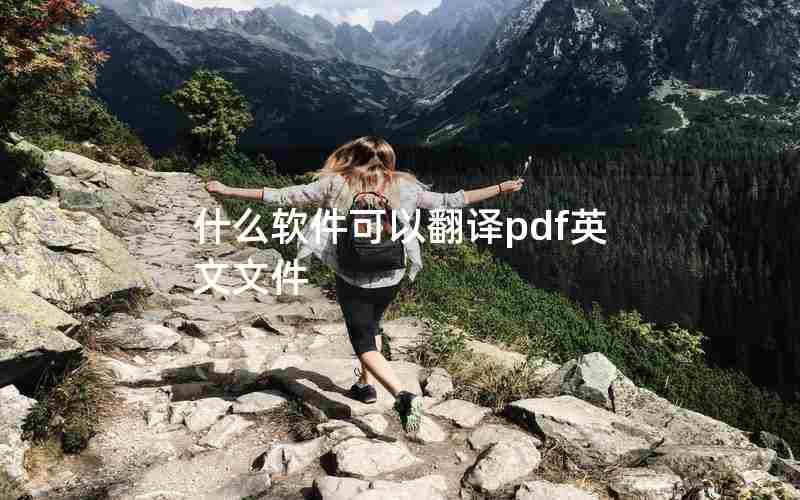 什么软件可以翻译pdf英文文件