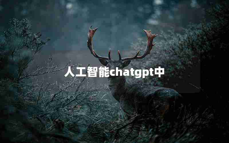 人工智能chatgpt中