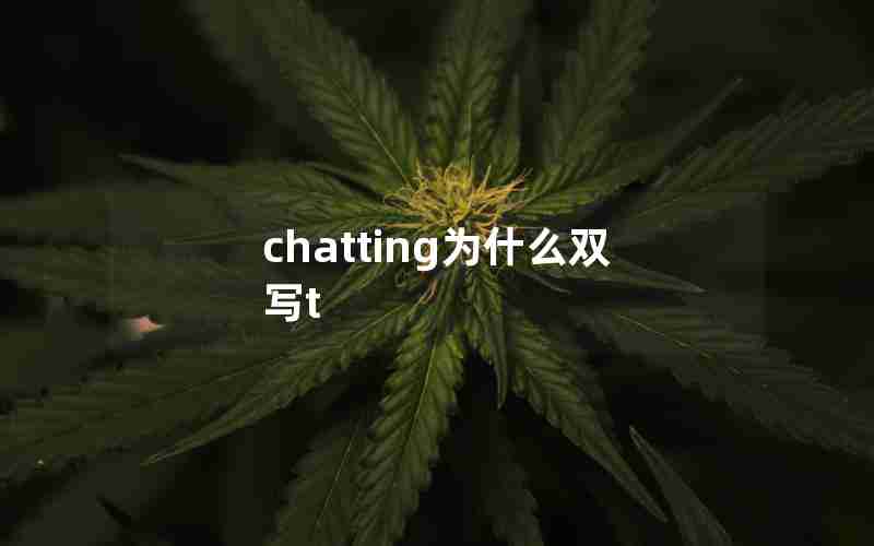 chatting为什么双写t chatting为什么双写t