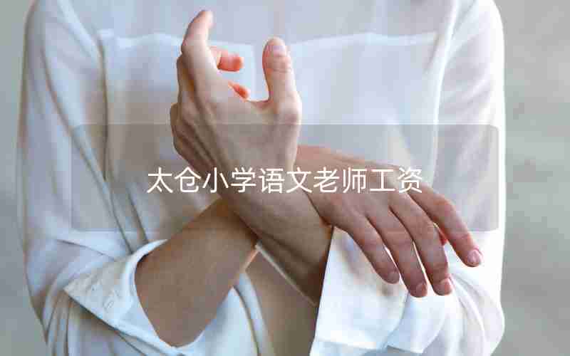 太仓小学语文老师工资