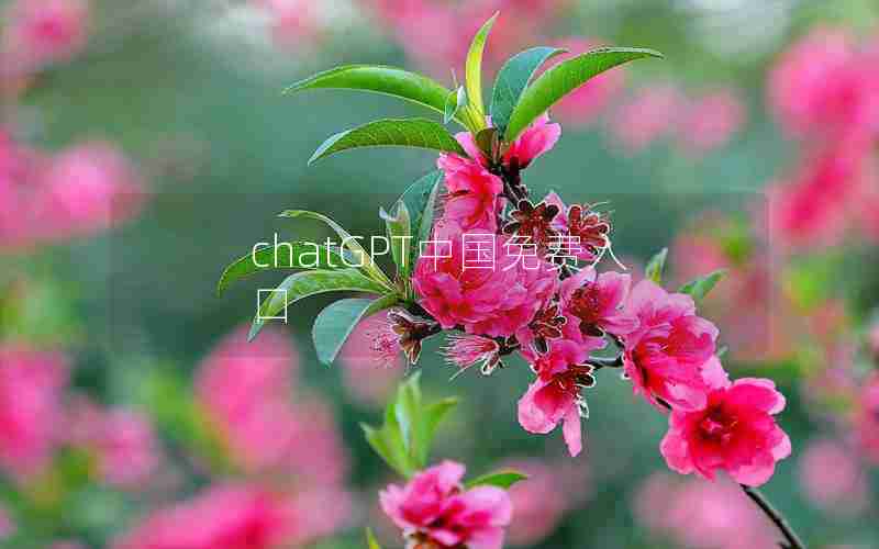 chatGPT中国免费入口