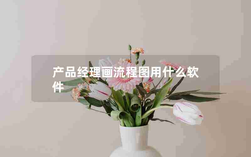 产品经理画流程图用什么软件