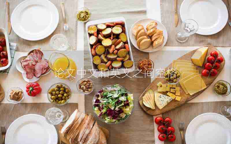 论文中文和英文之间空格