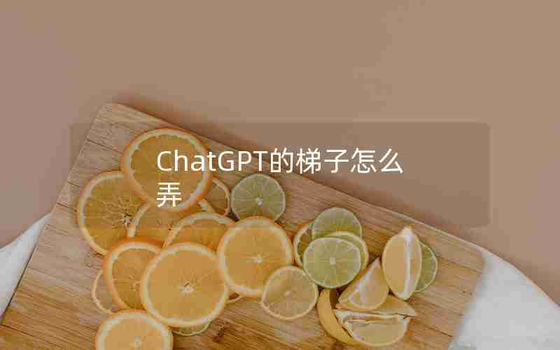 ChatGPT的梯子怎么弄