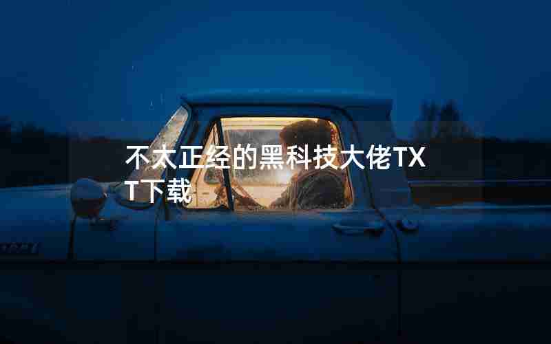 不太正经的黑科技大佬TXT下载