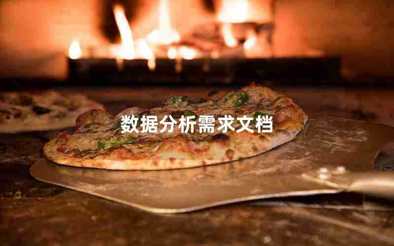 数据分析需求文档