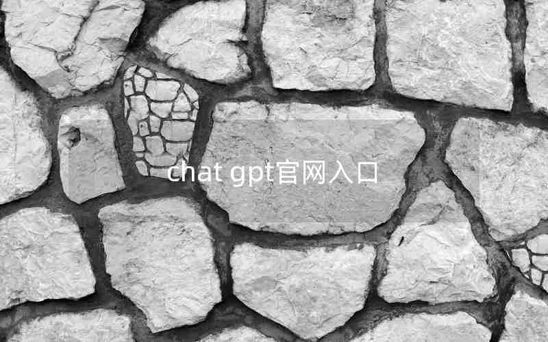 chat gpt官网入口 chat gpt官网入口