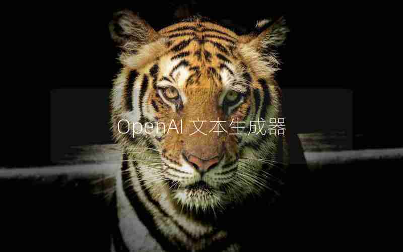 OpenAI 文本生成器 OpenAI 文本生成器