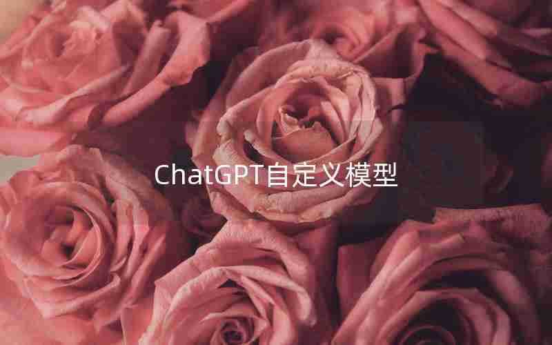 ChatGPT自定义模型