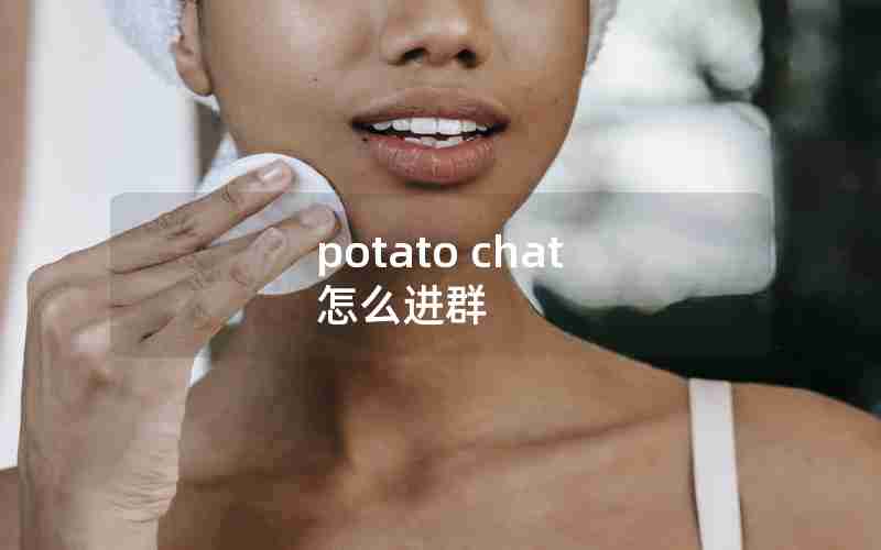 potato chat 怎么进群 potato chat 怎么进群
