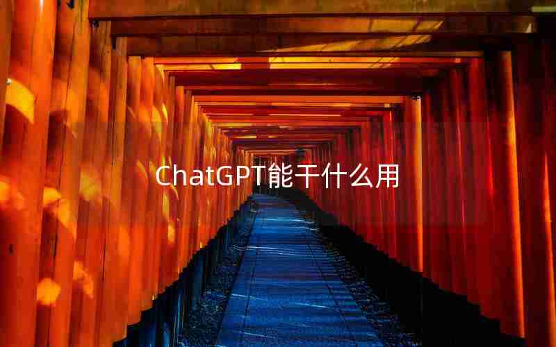 ChatGPT能干什么用