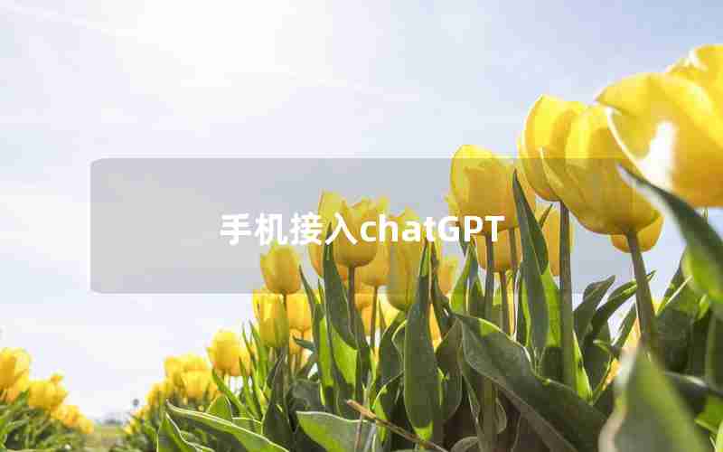 手机接入chatGPT 手机接入chatGPT