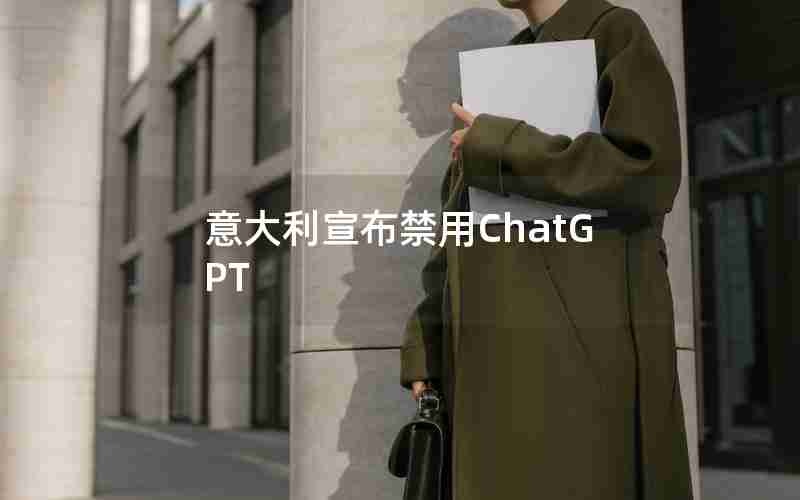 意大利宣布禁用ChatGPT