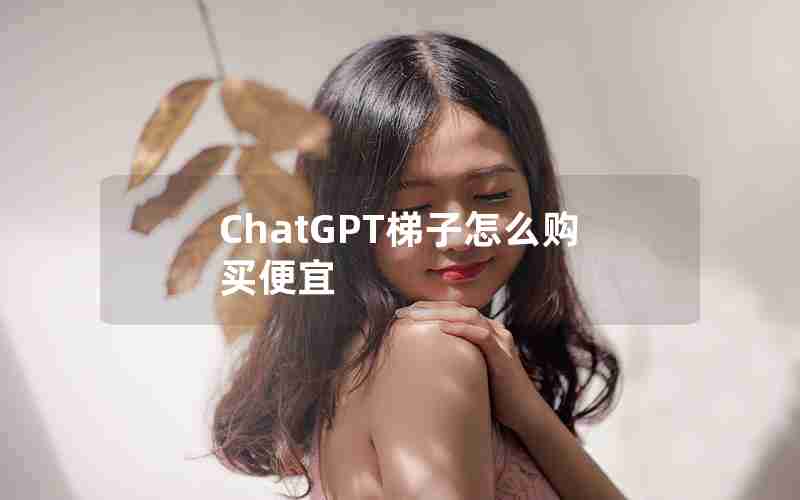 ChatGPT梯子怎么购买便宜 ChatGPT梯子怎么购买便宜