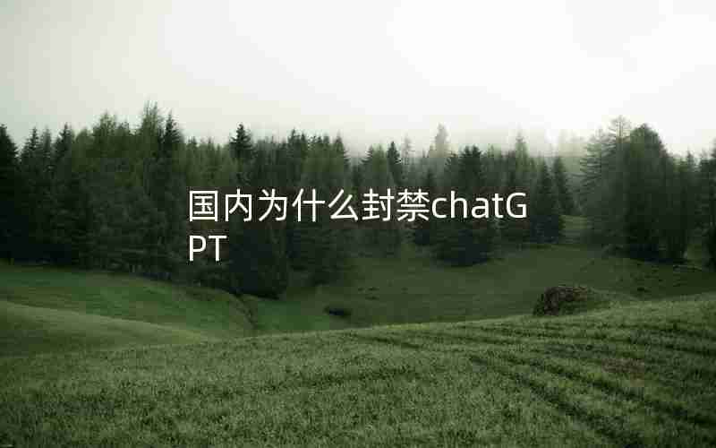 国内为什么封禁chatGPT 国内为什么封禁chatGPT