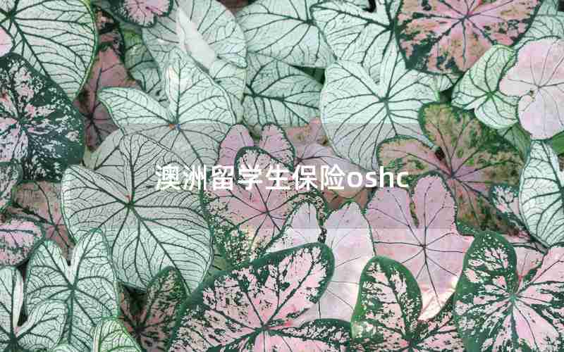 澳洲留学生保险oshc