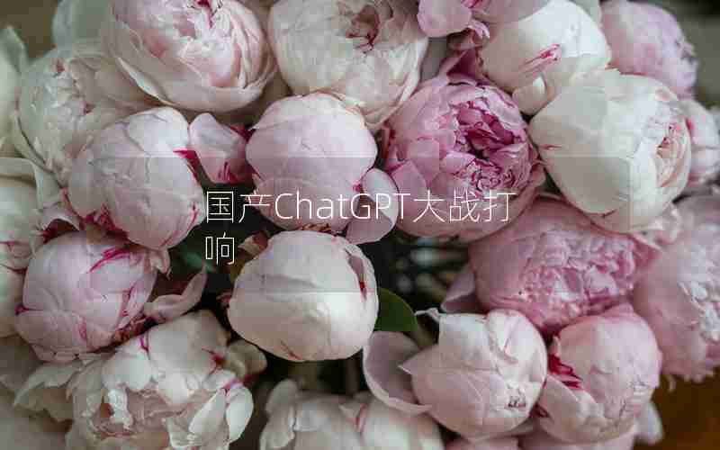 国产ChatGPT大战打响 国产ChatGPT大战打响