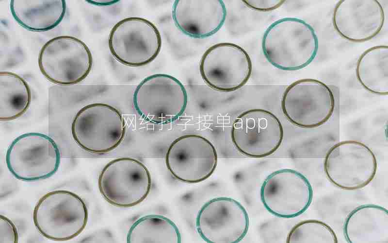 网络打字接单app