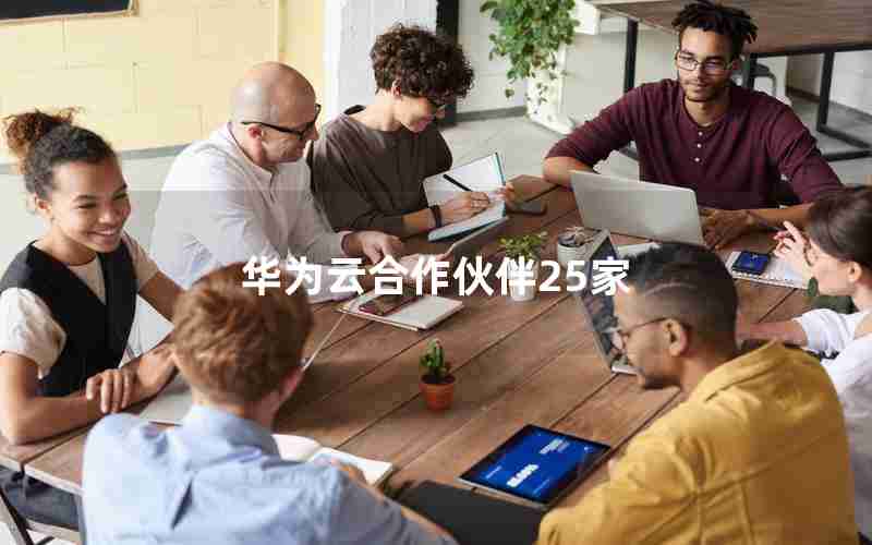 华为云合作伙伴25家