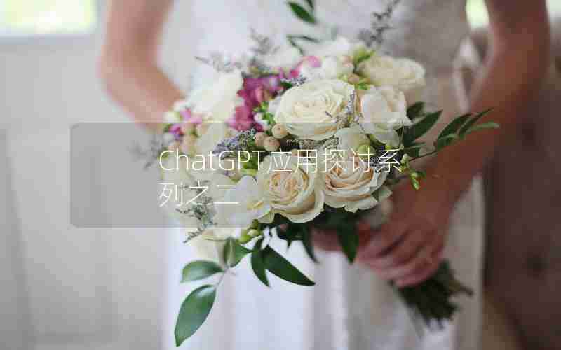 ChatGPT应用探讨系列之二 ChatGPT应用探讨系列之二