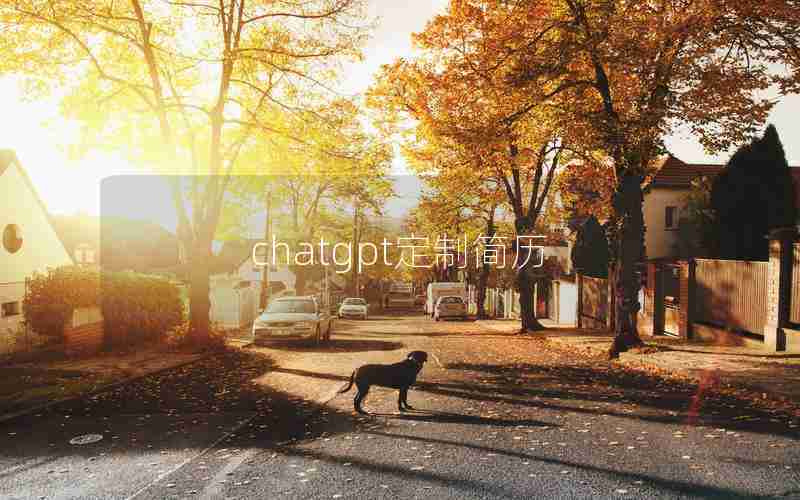 chatgpt定制简历 chatgpt定制简历