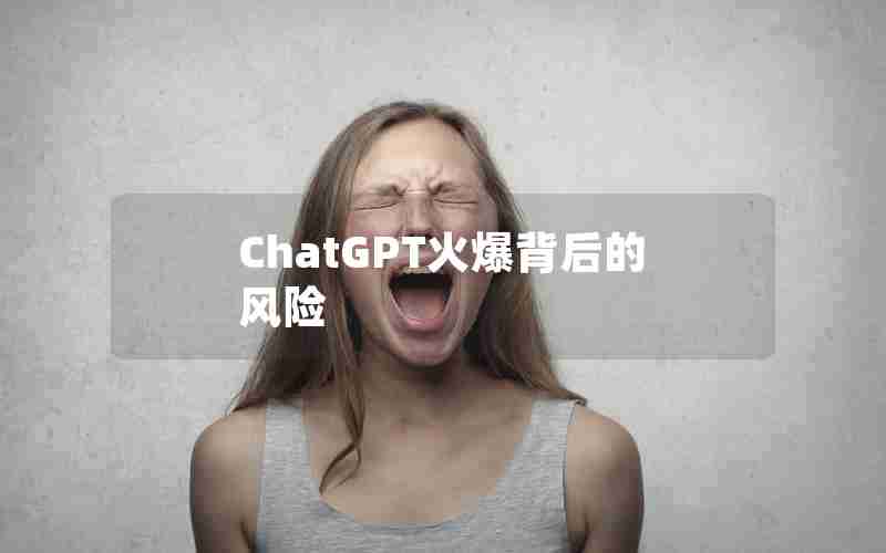 ChatGPT火爆背后的风险
