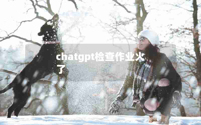 chatgpt检查作业火了 chatgpt检查作业火了
