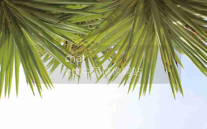 chat gpt中国镜像网站 chat gpt中国镜像网站