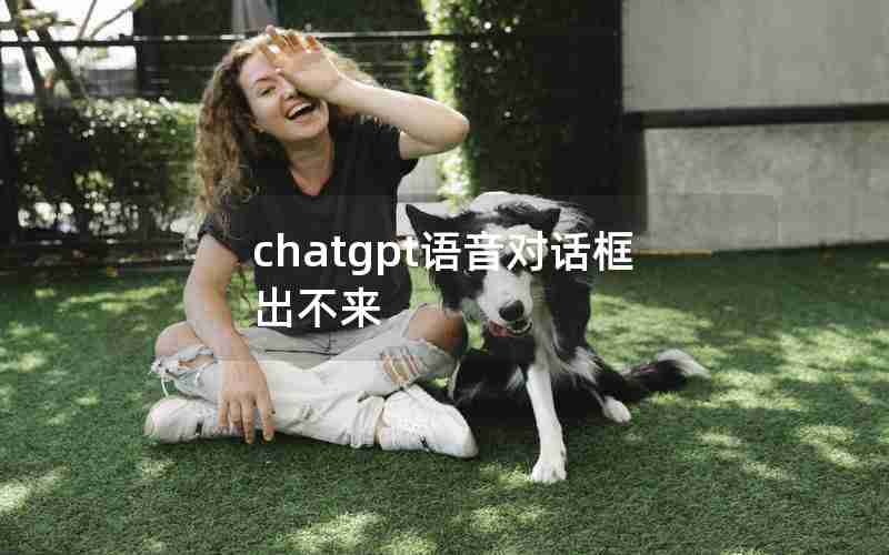 chatgpt语音对话框出不来
