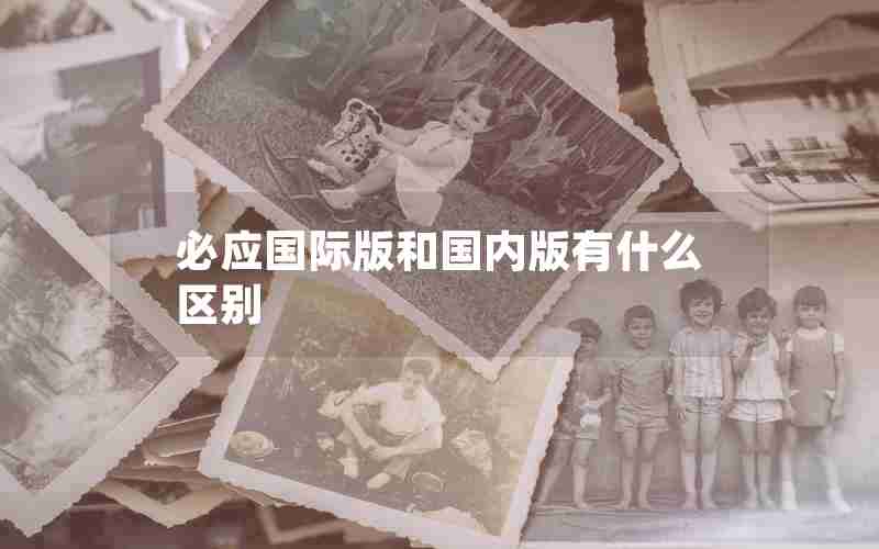 必应国际版和国内版有什么区别 必应国际版和国内版有什么区别