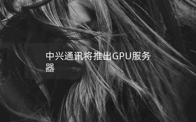 中兴通讯将推出GPU服务器