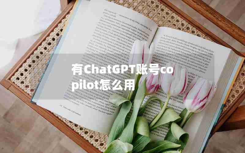 有ChatGPT账号copilot怎么用 有ChatGPT账号copilot怎么用