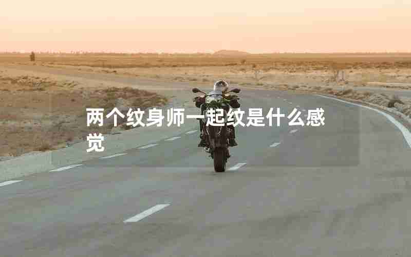 两个纹身师一起纹是什么感觉