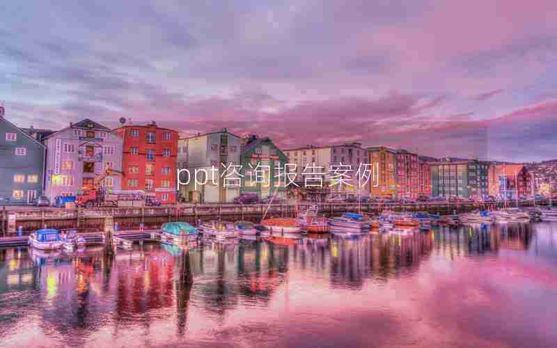 ppt咨询报告案例 ppt咨询报告案例