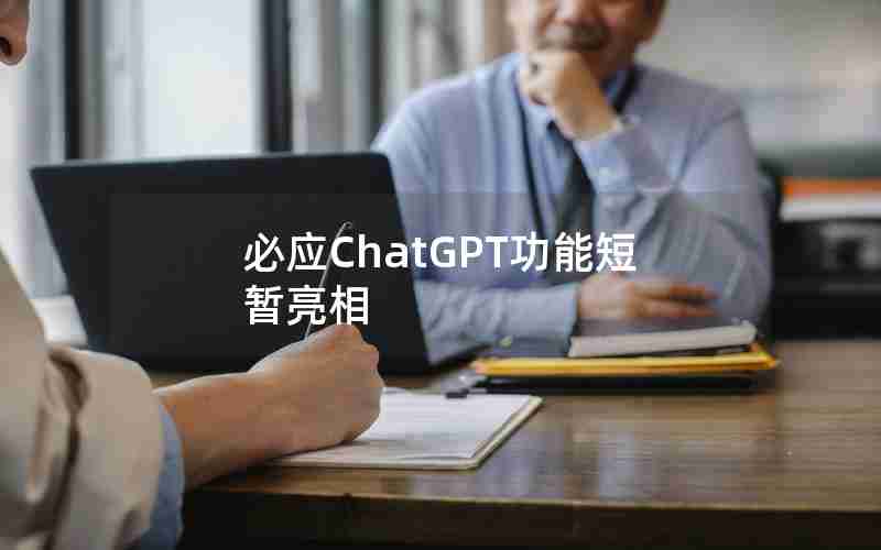 必应ChatGPT功能短暂亮相 必应ChatGPT功能短暂亮相