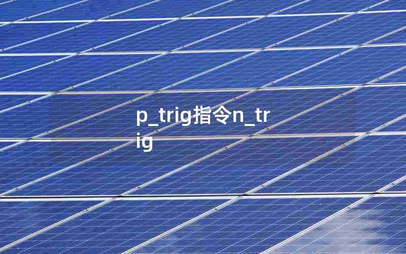 p_trig指令n_trig