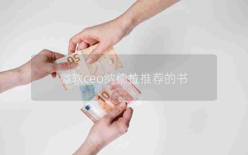 微软ceo纳德拉推荐的书