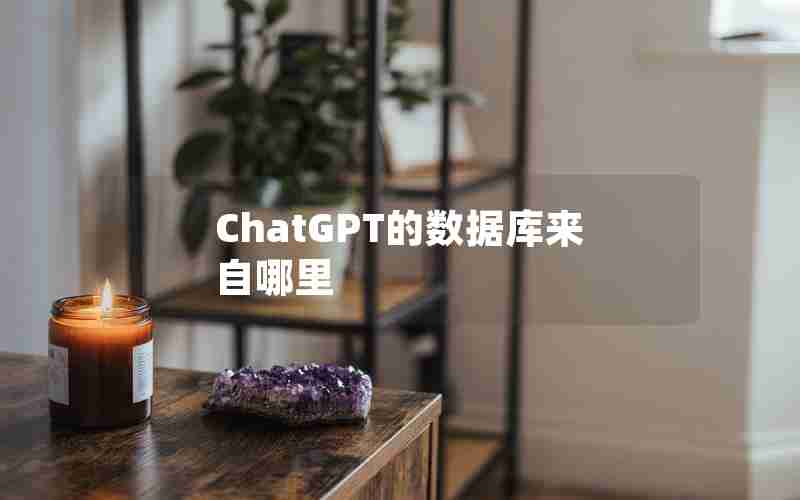 ChatGPT的数据库来自哪里