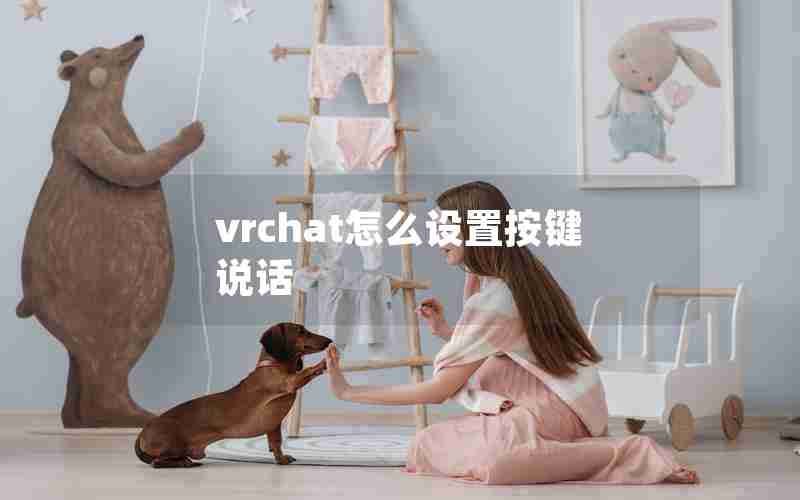 vrchat怎么设置按键说话