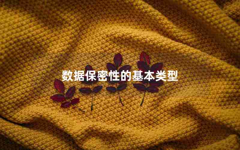 数据保密性的基本类型