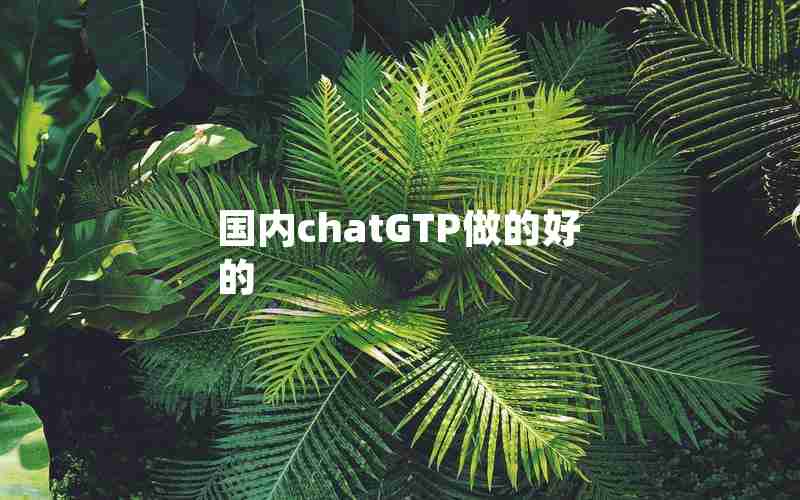 国内chatGTP做的好的