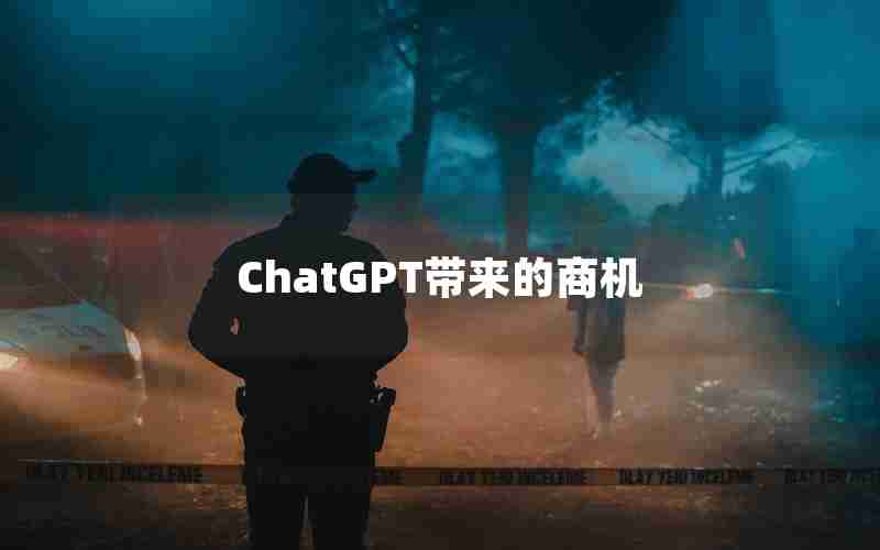 ChatGPT带来的商机 ChatGPT带来的商机