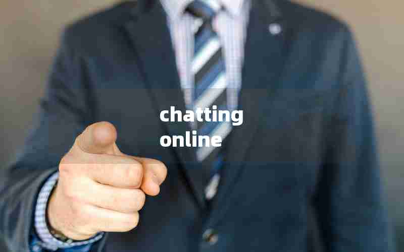 chatting online
