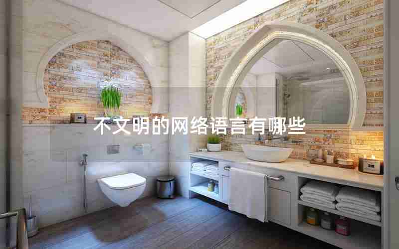 不文明的网络语言有哪些